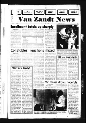Van Zandt News (Wills Point, Tex.), Vol. 4, No. 14, Ed. 1 Sunday, September 8, 1985