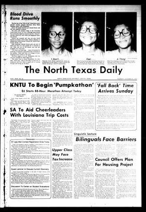 The North Texas Daily (Denton, Tex.), Vol. 61, No. 34, Ed. 1 Thursday, October 27, 1977