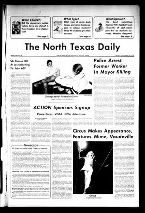 Primary view of object titled 'The North Texas Daily (Denton, Tex.), Vol. 62, No. 49, Ed. 1 Tuesday, November 28, 1978'.