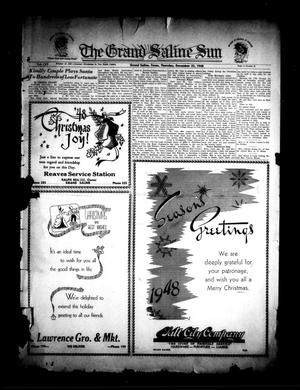 The Grand Saline Sun (Grand Saline, Tex.), Vol. 57, No. [6], Ed. 1 Thursday, December 23, 1948