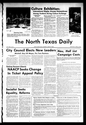 The North Texas Daily (Denton, Tex.), Vol. 61, No. 91, Ed. 1 Wednesday, April 5, 1978