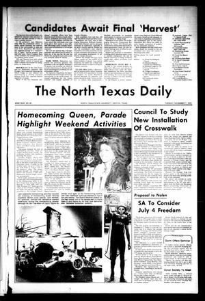 The North Texas Daily (Denton, Tex.), Vol. 62, No. 39, Ed. 1 Tuesday, November 7, 1978