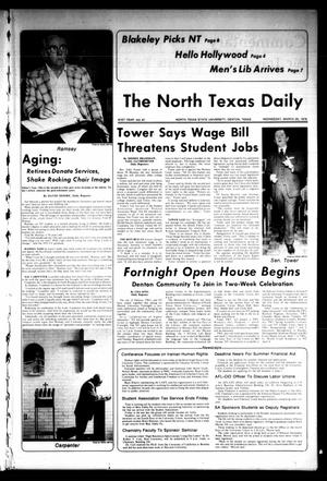 The North Texas Daily (Denton, Tex.), Vol. 61, No. 87, Ed. 1 Wednesday, March 29, 1978