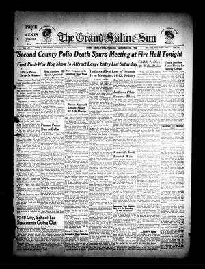 The Grand Saline Sun (Grand Saline, Tex.), Vol. 56, No. 46, Ed. 1 Thursday, September 30, 1948