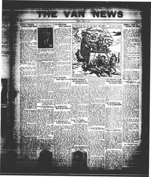 Primary view of object titled 'The Van News (Wills Point, Tex.), Vol. [3], No. [17], Ed. 1 Friday, April 24, 1931'.