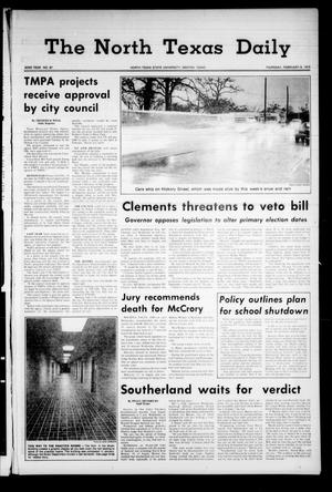 The North Texas Daily (Denton, Tex.), Vol. 62, No. 67, Ed. 1 Thursday, February 8, 1979