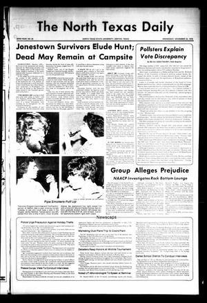 The North Texas Daily (Denton, Tex.), Vol. 62, No. 48, Ed. 1 Wednesday, November 22, 1978