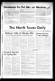 Newspaper: The North Texas Daily (Denton, Tex.), Vol. 62, No. 44, Ed. 1 Wednesda…
