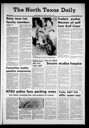 The North Texas Daily (Denton, Tex.), Vol. 63, No. 8, Ed. 1 Friday, September 14, 1979