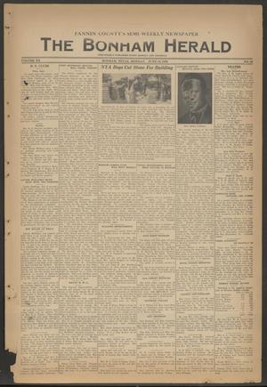 Primary view of object titled 'The Bonham Herald (Bonham, Tex.), Vol. 12, No. 89, Ed. 1 Monday, June 19, 1939'.