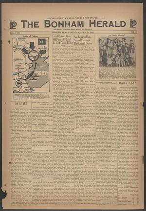 The Bonham Herald (Bonham, Tex.), Vol. 17, No. 75, Ed. 1 Monday, April 24, 1944