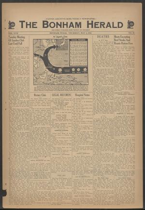 Primary view of object titled 'The Bonham Herald (Bonham, Tex.), Vol. 17, No. 78, Ed. 1 Thursday, May 4, 1944'.