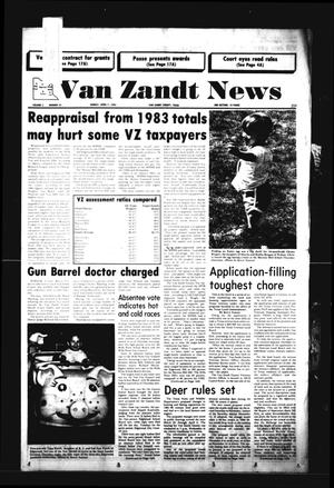 Van Zandt News (Wills Point, Tex.), Vol. 3, No. 44, Ed. 1 Sunday, April 7, 1985
