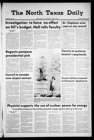 The North Texas Daily (Denton, Tex.), Vol. 62, No. 104, Ed. 1 Tuesday, April 24, 1979