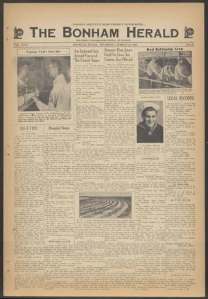 The Bonham Herald (Bonham, Tex.), Vol. 17, No. 64, Ed. 1 Thursday, March 16, 1944
