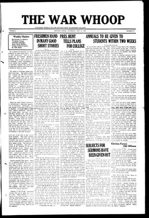 Primary view of The War-Whoop (Abilene, Tex.), Vol. 1, No. 24, Ed. 1, Saturday, May 10, 1924