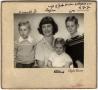 Photograph: [Wife and Children of John Kenneth Hicks]