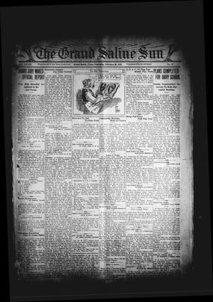 The Grand Saline Sun (Grand Saline, Tex.), Vol. 36, No. 14, Ed. 1 Thursday, February 16, 1928