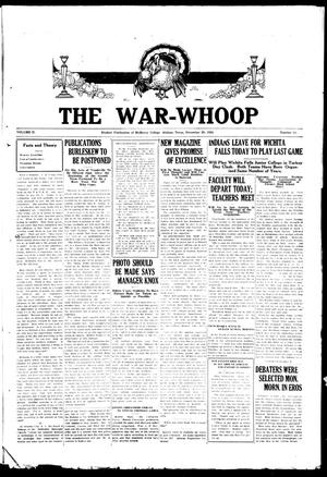 Primary view of object titled 'The War-Whoop (Abilene, Tex.), Vol. 2, No. 11, Ed. 1, Saturday, November 29, 1924'.