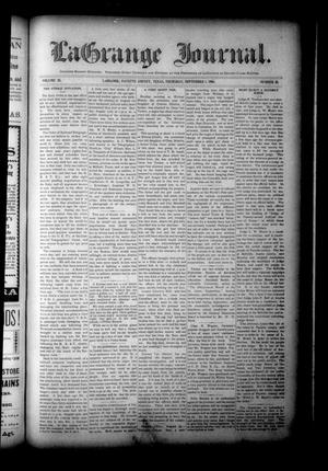 La Grange Journal. (La Grange, Tex.), Vol. 25, No. 35, Ed. 1 Thursday, September 1, 1904
