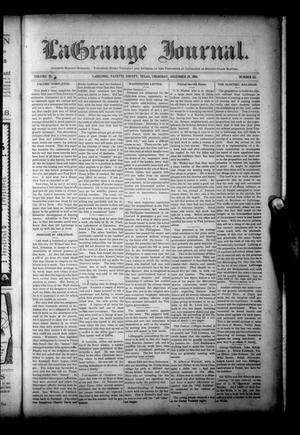 La Grange Journal. (La Grange, Tex.), Vol. 25, No. 52, Ed. 1 Thursday, December 29, 1904