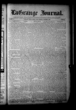 La Grange Journal. (La Grange, Tex.), Vol. 25, No. 46, Ed. 1 Thursday, November 17, 1904