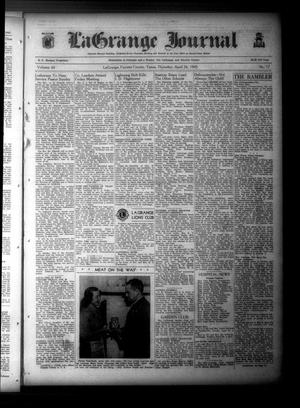 La Grange Journal (La Grange, Tex.), Vol. 66, No. 17, Ed. 1 Thursday, April 26, 1945