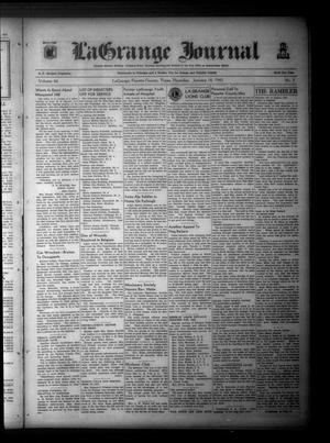 Primary view of object titled 'La Grange Journal (La Grange, Tex.), Vol. 66, No. 3, Ed. 1 Thursday, January 18, 1945'.