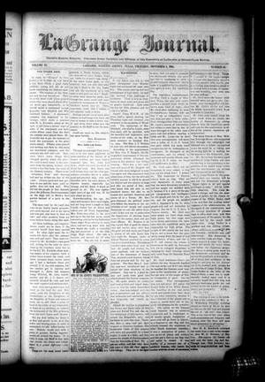 La Grange Journal. (La Grange, Tex.), Vol. 25, No. 44, Ed. 1 Thursday, November 3, 1904