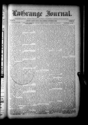 La Grange Journal. (La Grange, Tex.), Vol. 25, No. 39, Ed. 1 Thursday, September 29, 1904