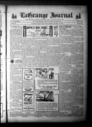 La Grange Journal (La Grange, Tex.), Vol. 64, No. 52, Ed. 1 Thursday, December 30, 1943