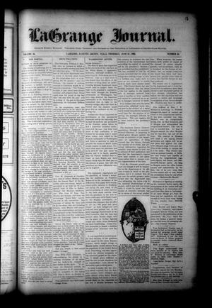 Primary view of object titled 'La Grange Journal. (La Grange, Tex.), Vol. 26, No. 24, Ed. 1 Thursday, June 15, 1905'.
