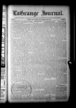 La Grange Journal. (La Grange, Tex.), Vol. 25, No. 23, Ed. 1 Thursday, June 9, 1904