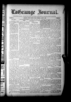 La Grange Journal. (La Grange, Tex.), Vol. 25, No. 31, Ed. 1 Thursday, August 4, 1904