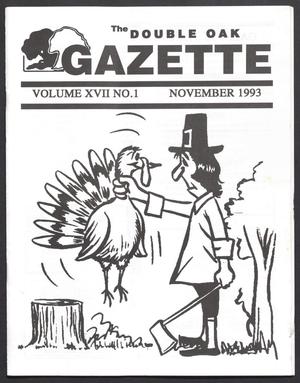 Primary view of object titled 'The Double Oak Gazette (Double Oak, Tex.), Vol. 17, No. 1, Ed. 1, November 1993'.