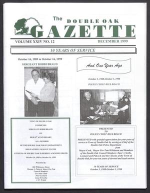 The Double Oak Gazette (Double Oak, Tex.), Vol. 24, No. 12, Ed. 1 Wednesday, December 1, 1999