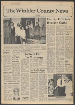 The Winkler County News (Kermit, Tex.), Vol. 38, No. 84, Ed. 1 Monday, January 6, 1975