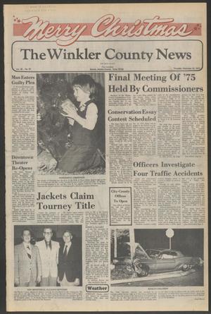 The Winkler County News (Kermit, Tex.), Vol. 39, No. 81, Ed. 1 Thursday, December 25, 1975