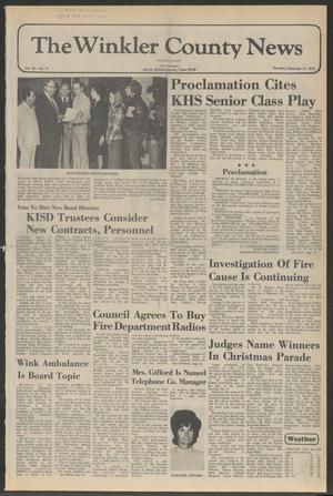 The Winkler County News (Kermit, Tex.), Vol. 39, No. 77, Ed. 1 Thursday, December 11, 1975