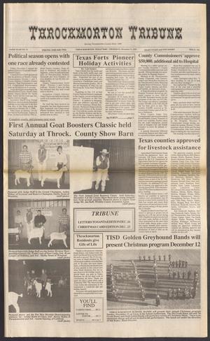 Primary view of object titled 'Throckmorton Tribune (Throckmorton, Tex.), Vol. 114, No. 11, Ed. 1 Thursday, December 9, 1999'.