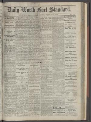 Daily Fort Worth Standard. (Fort Worth, Tex.), Vol. 2, No. 152, Ed. 1 Sunday, February 17, 1878