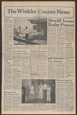 The Winkler County News (Kermit, Tex.), Vol. 39, No. 20, Ed. 1 Monday, May 26, 1975