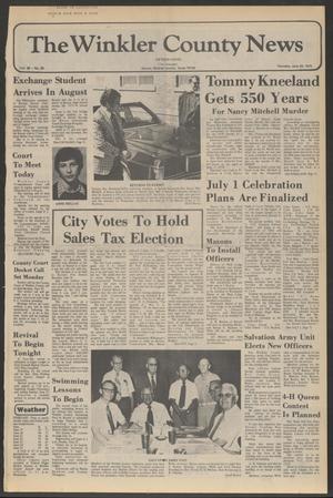 The Winkler County News (Kermit, Tex.), Vol. 39, No. 29, Ed. 1 Thursday, June 26, 1975