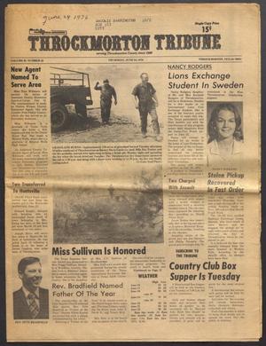 Primary view of object titled 'Throckmorton Tribune (Throckmorton, Tex.), Vol. 85, No. 45, Ed. 1 Thursday, June 24, 1976'.
