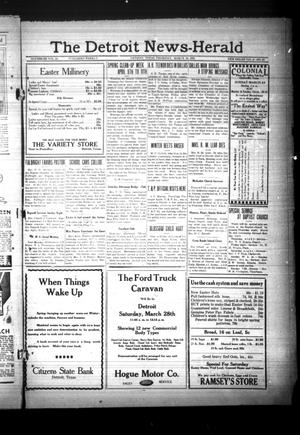 Primary view of object titled 'The Detroit News-Herald (Detroit, Tex.), Vol. 3, No. 52, Ed. 1 Thursday, March 26, 1931'.