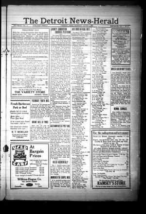 The Detroit News-Herald (Detroit, Tex.), Vol. 5, No. 18, Ed. 1 Thursday, August 4, 1932