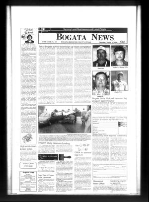 Bogata News (Bogata, Tex.), Vol. 87, No. 45, Ed. 1 Thursday, March 19, 1998