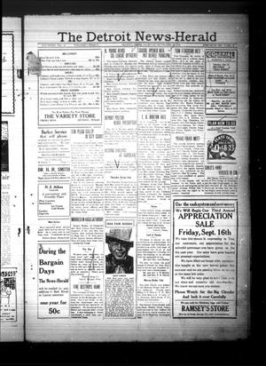 The Detroit News-Herald (Detroit, Tex.), Vol. 5, No. 29, Ed. 1 Thursday, September 15, 1932
