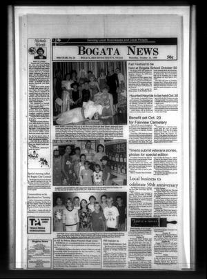 Bogata News (Bogata, Tex.), Vol. 89, No. 24, Ed. 1 Thursday, October 21, 1999