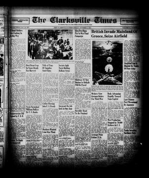 Primary view of object titled 'The Clarksville Times (Clarksville, Tex.), Vol. 72, No. 36, Ed. 1 Friday, October 6, 1944'.